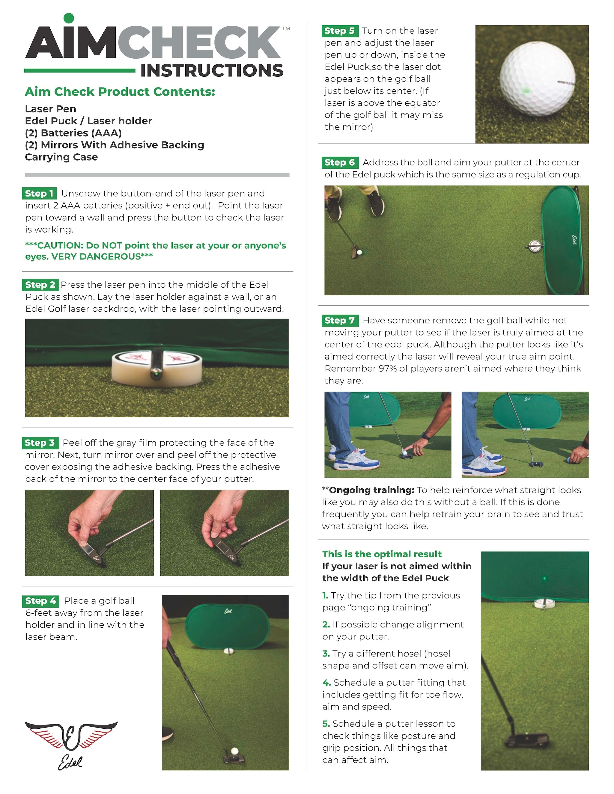Aim Check Instructions
