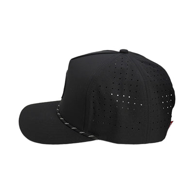Edel Golf Signature Circle Rope Hat Black - Side