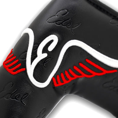 Edel Black Blade Putter Cover Logo Close-Up