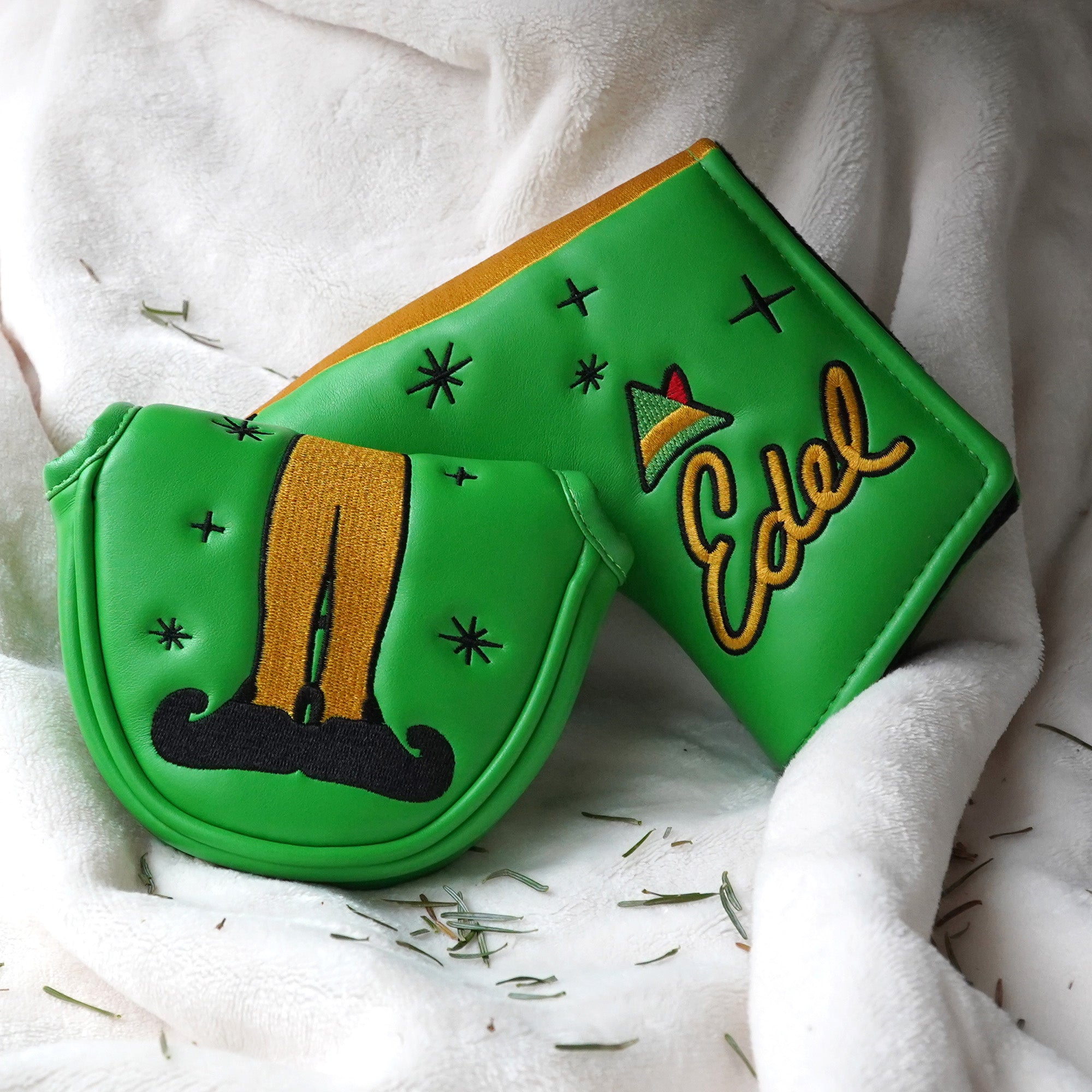 Limited Santa's Helper blade and mallet headcovers