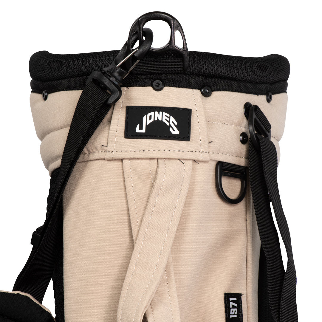 Edel Golf x Jones Stand Bag closeup on top