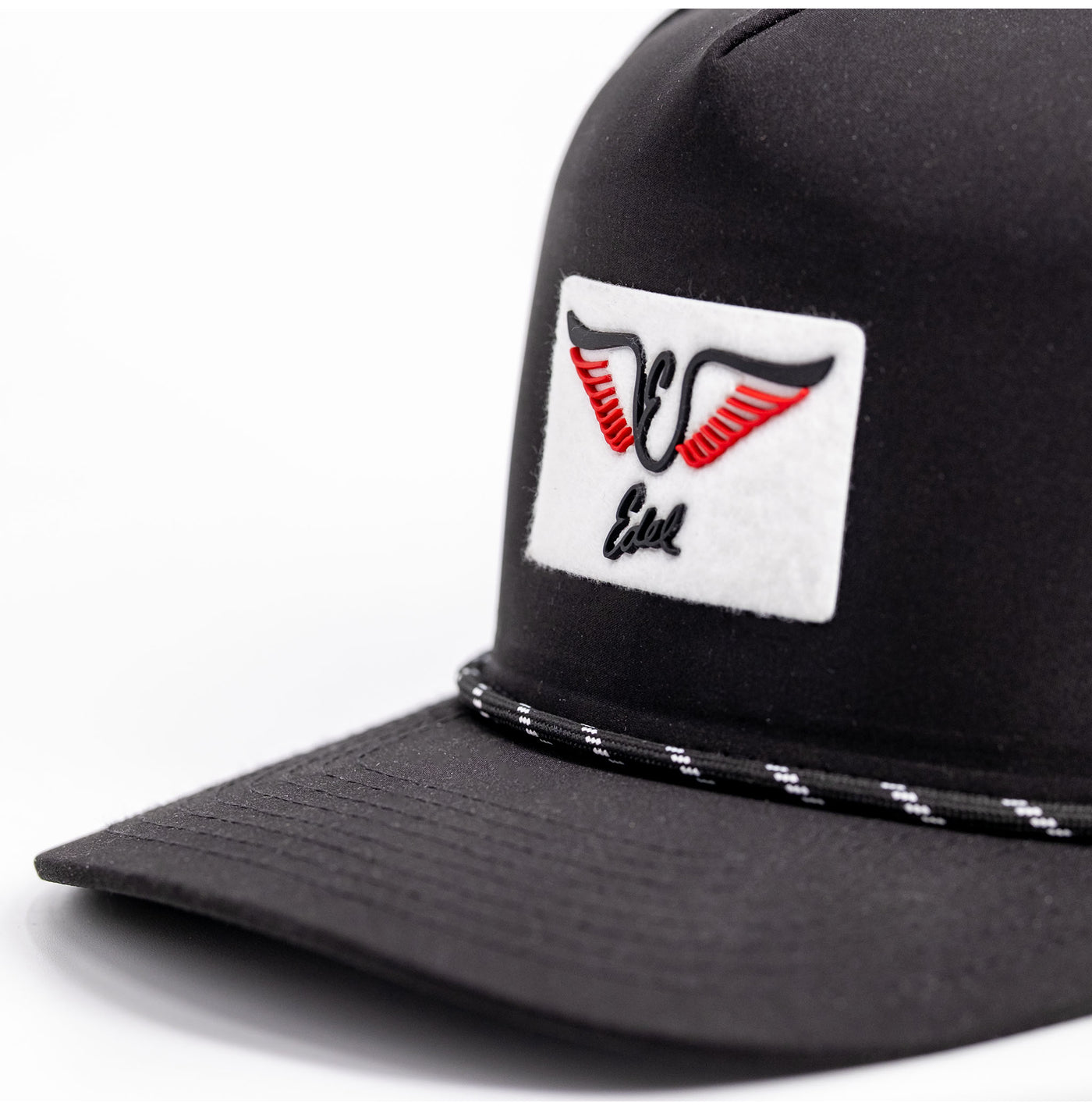 LIMITED EDITION: Black Trucker Performance Rope Hat