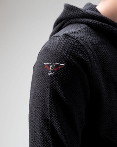 Player Preferred™ Waffle Knit Hoodie - Obsidian
