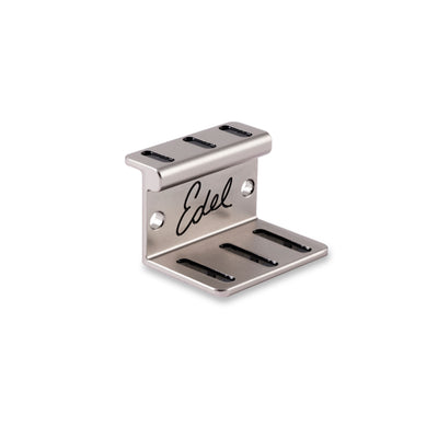 Edel EAS alignment plate, 3 top - 3 bottom, angled view