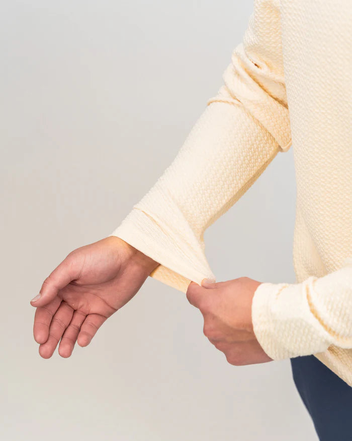 Player Preferred™ Waffle Knit Pullover - Cream