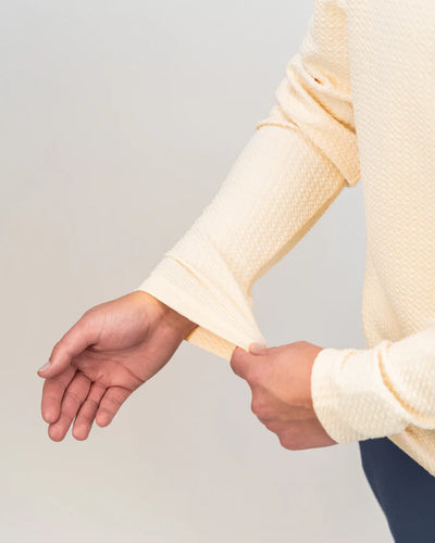 Player Preferred™ Waffle Knit Pullover - Cream