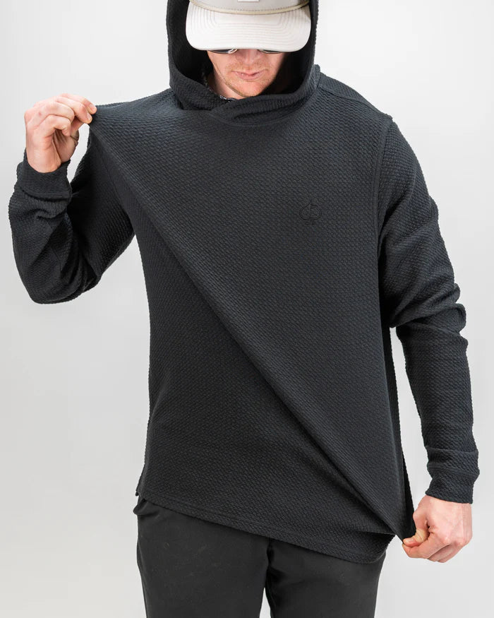 Player Preferred™ Waffle Knit Hoodie - Obsidian