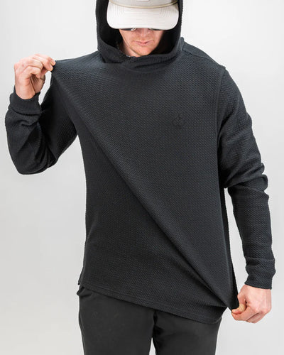 Player Preferred™ Waffle Knit Hoodie - Obsidian