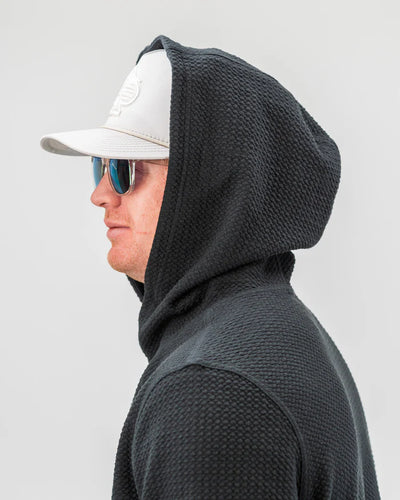 Player Preferred™ Waffle Knit Hoodie - Obsidian
