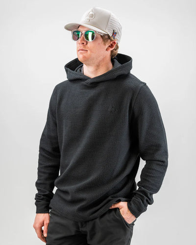 Player Preferred™ Waffle Knit Hoodie - Obsidian
